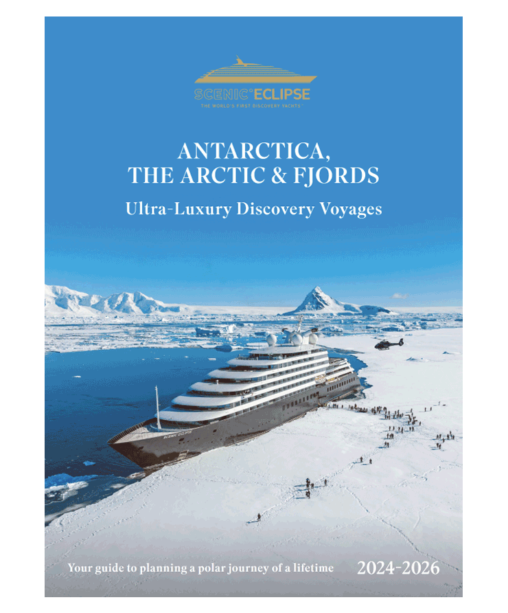 Antarctica, Arctic and Fjords Destination Guide Brochure Cover