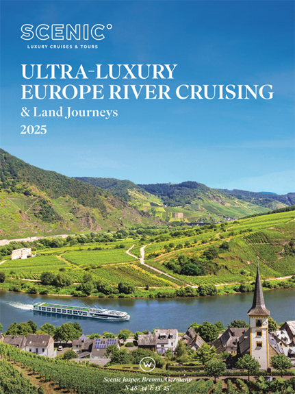 Scenic Europe River Cruising 2025 Brochure Cover