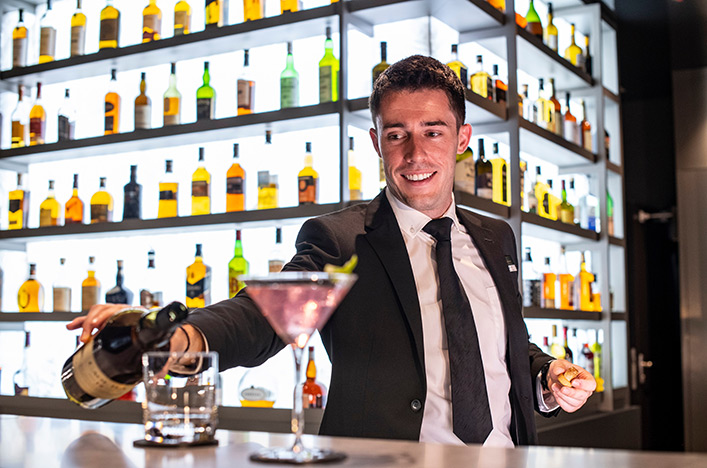 Whisky Bar on board Scenic Eclipse