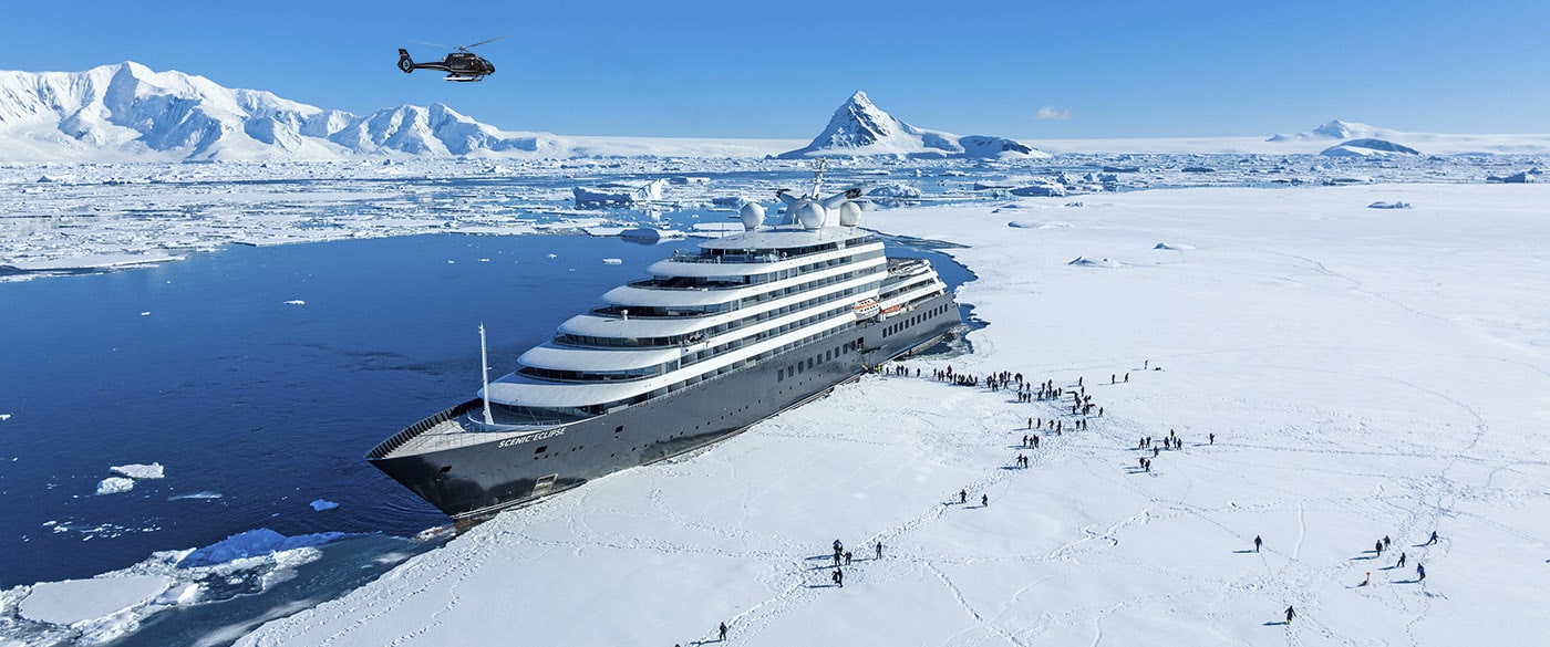 Scenic Eclipse cruise in Antarctica