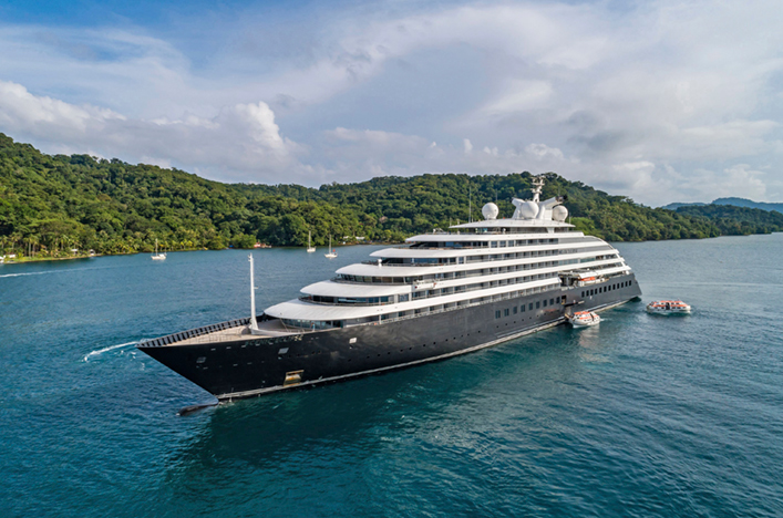 Scenic Eclipse navigating in the Caribbean