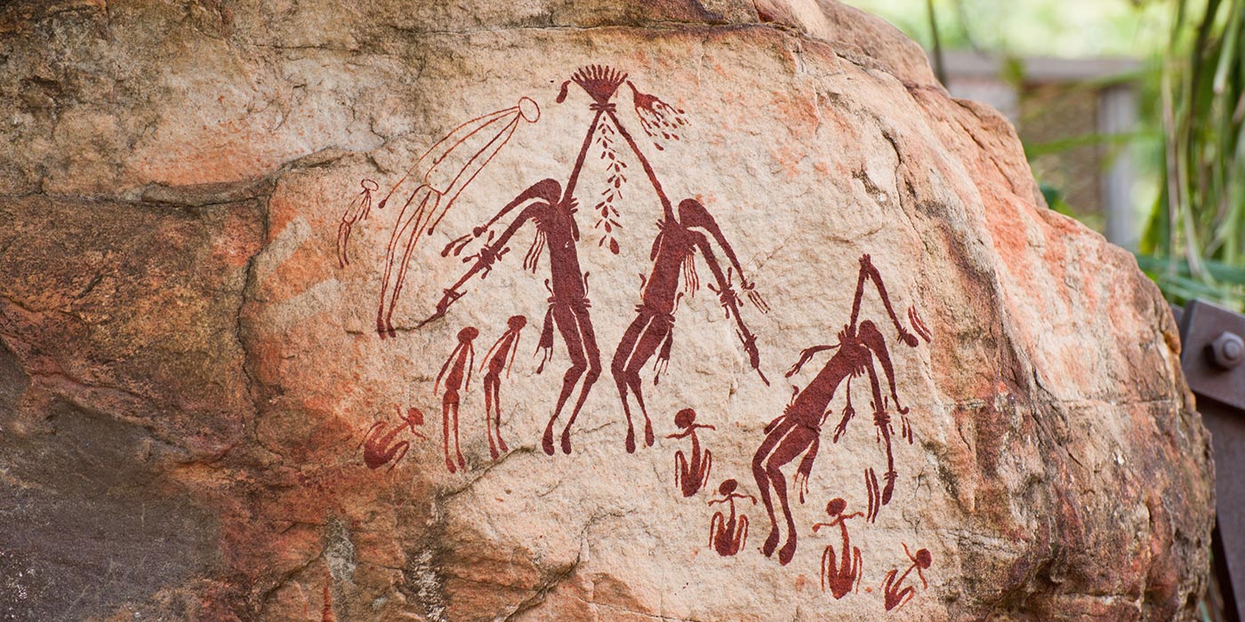 Aboriginal rock paintings in the Kimberley region