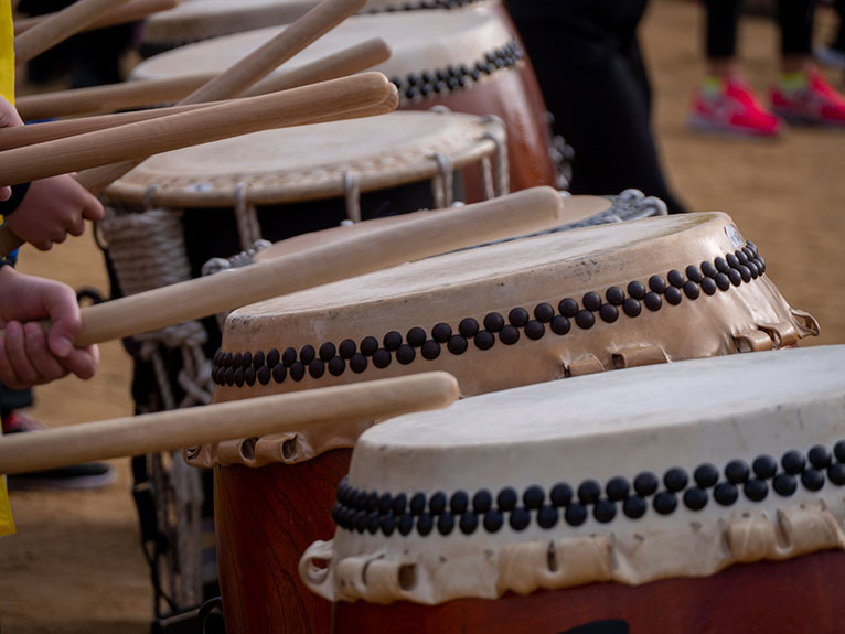 Drum performance, Japan