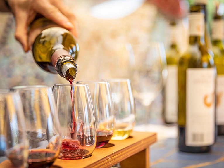 Wine tasting, New Zealand