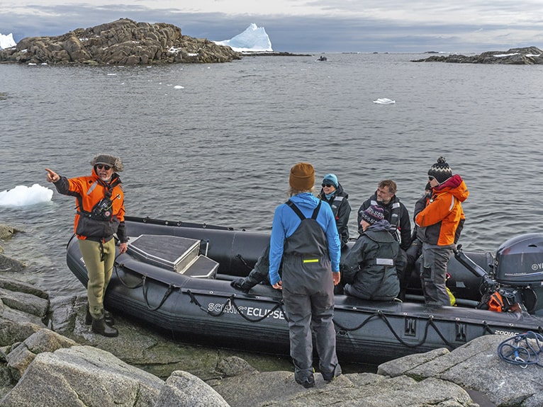 Zodiac Excursions with the Discovery team