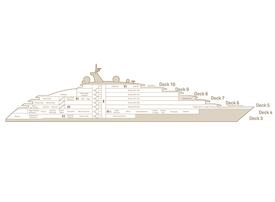 Ship layouts (Scenic Eclipse I&II)