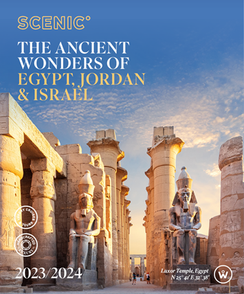 The Ancient Wonders of Egypt, Jordan & Israel Brochure Cover