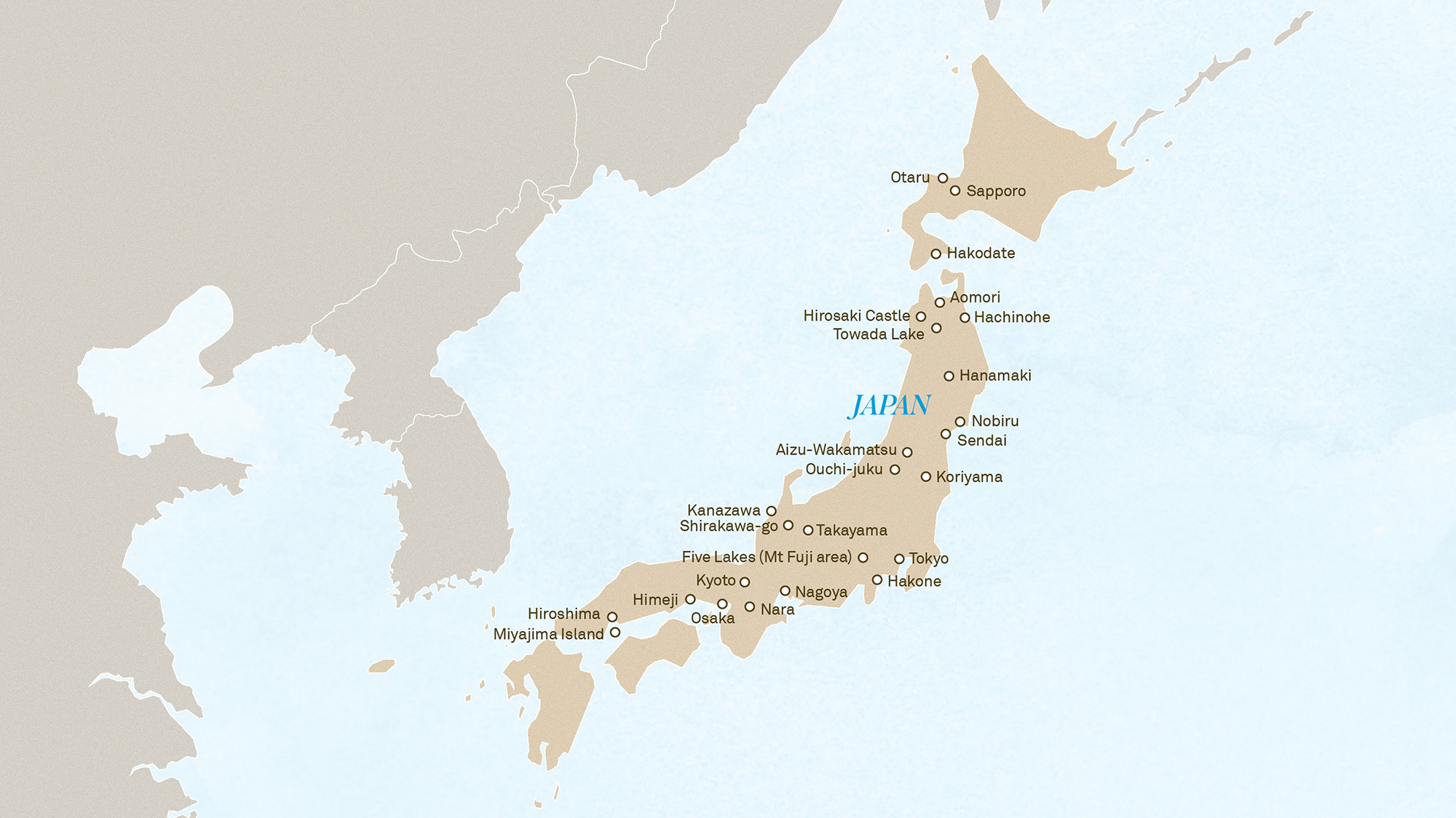 Japan map