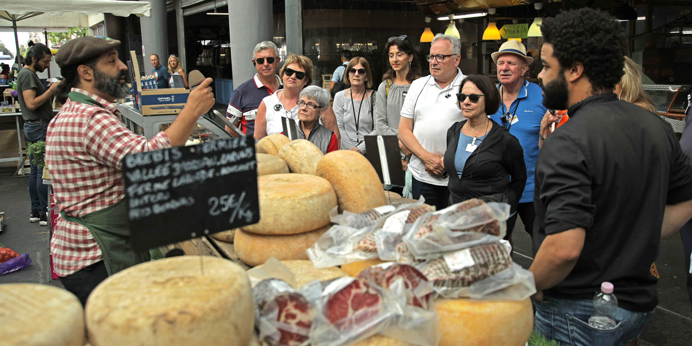Cheese shop in Bordeaux Market