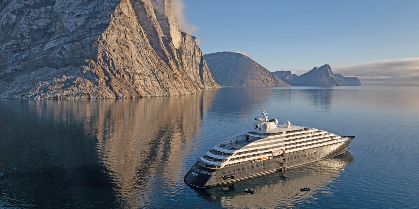 Scenic Eclipse in the Arctic