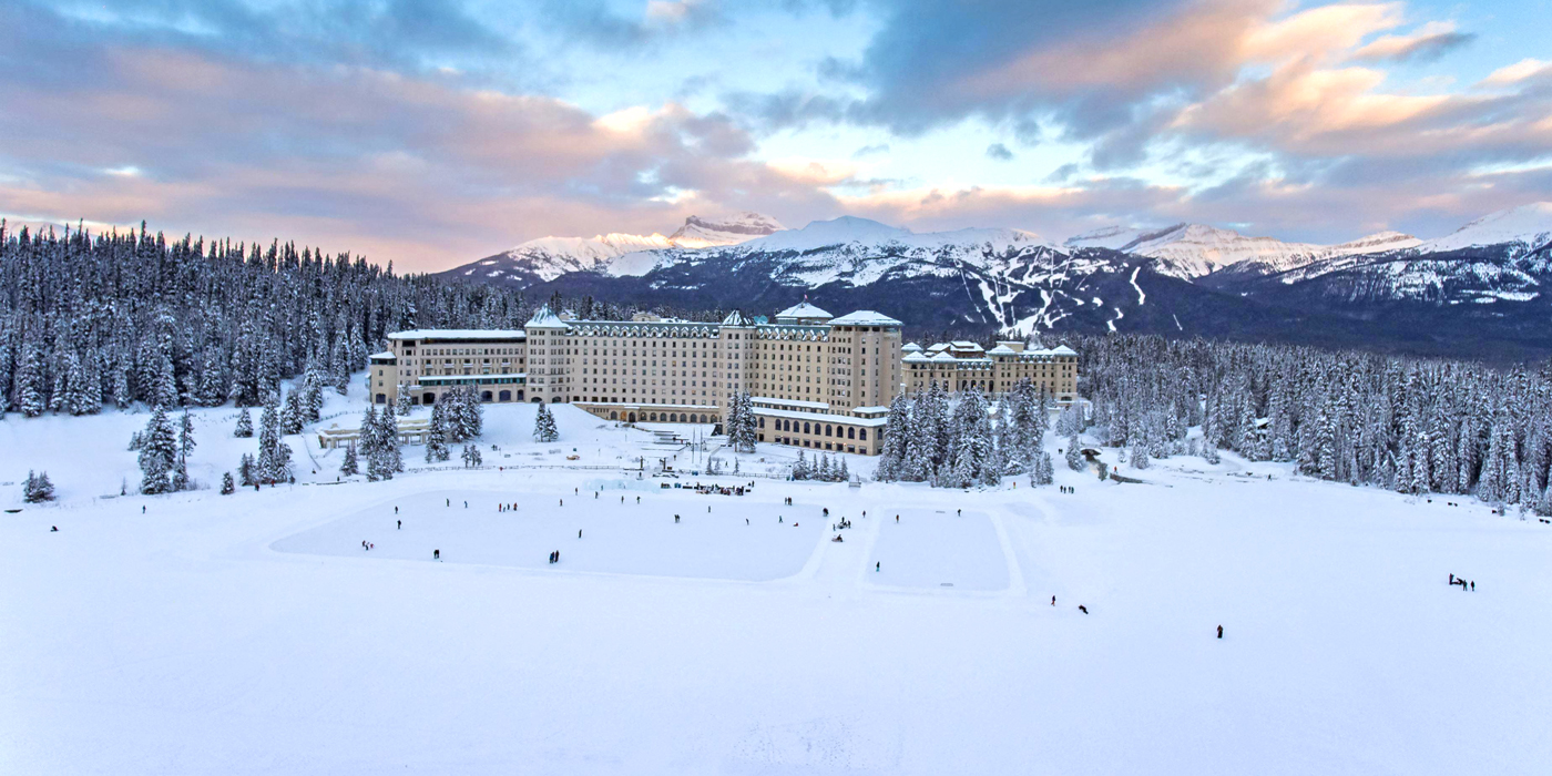 Fairmont Chateau Lake Louise, Canada in Winter