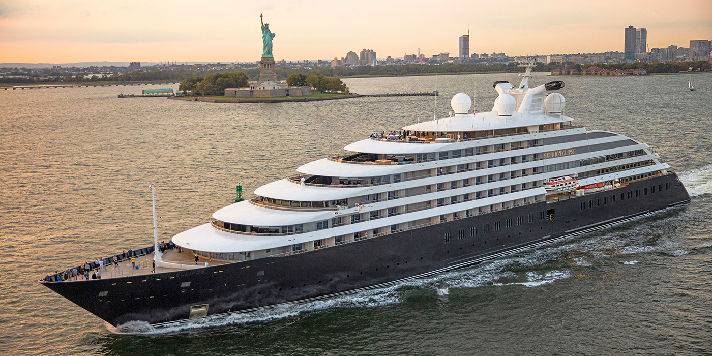 Scenic Eclipse cruising New York