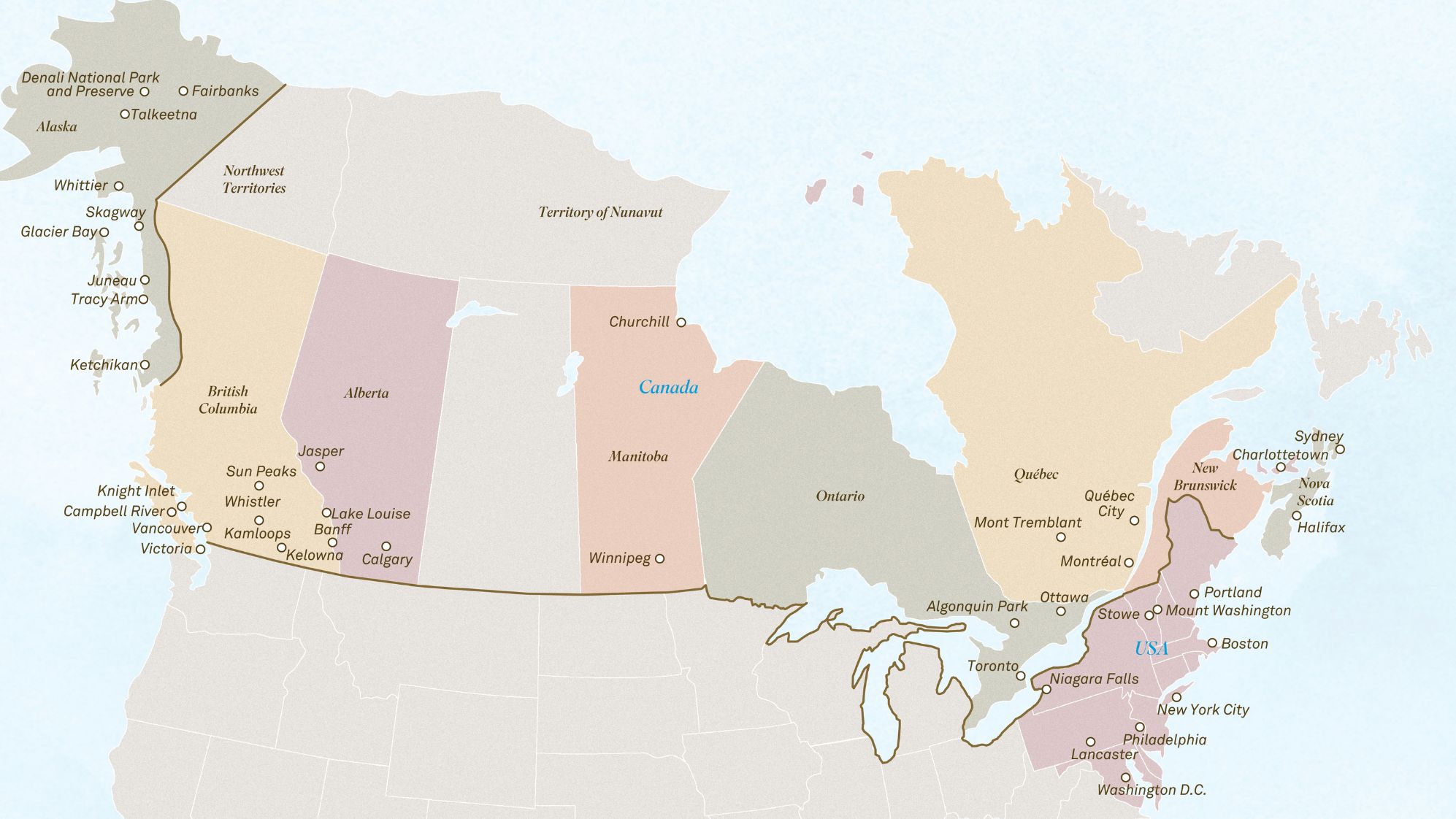 Map of Canada