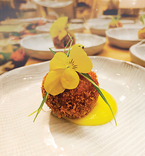 Scenic Chef Luciana Berry's dish