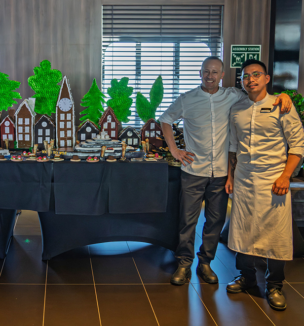 Scenic Eclipse Pastry Chef Jed Samson and Executive Chef Viktor Malek.