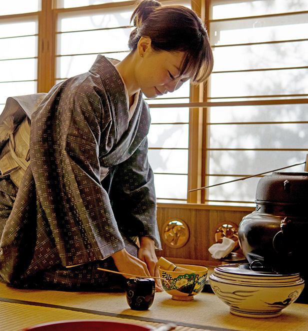 Traditional tea ceremony, Kyoto, Japan