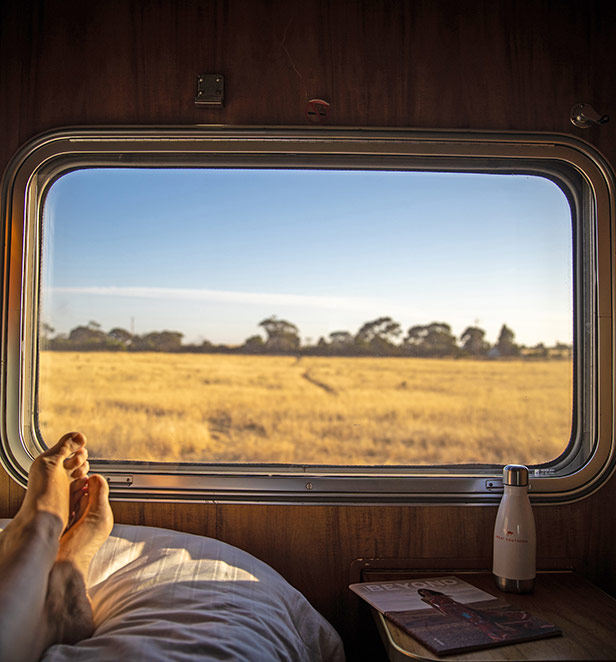 Accommodation on board The Ghan