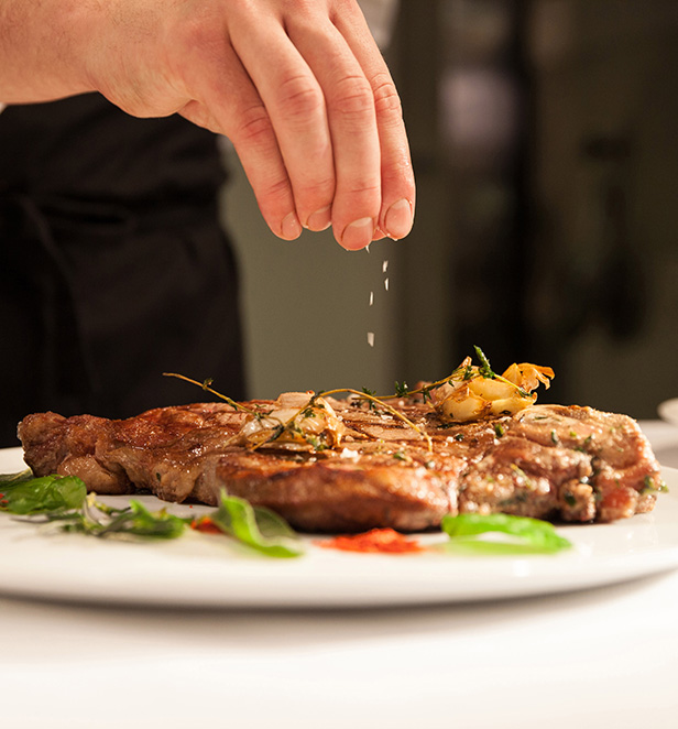 Bistecca alla fiorentina dinner on Scenic Eclipse