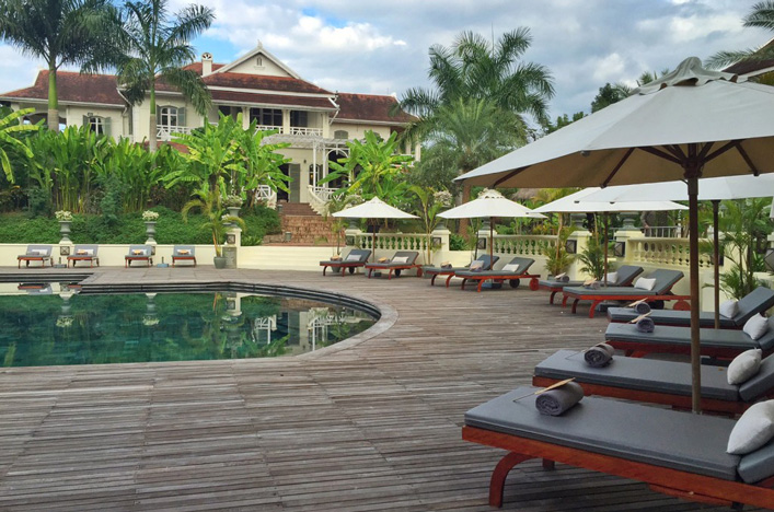 Pool at Luangsay Residence, Luang Prabang Laos