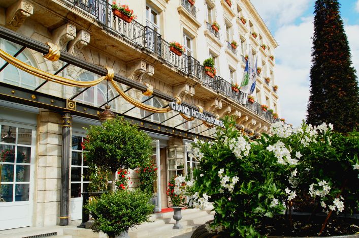 Intercontinental Le Grand Hotel facade, Bordeaux, France