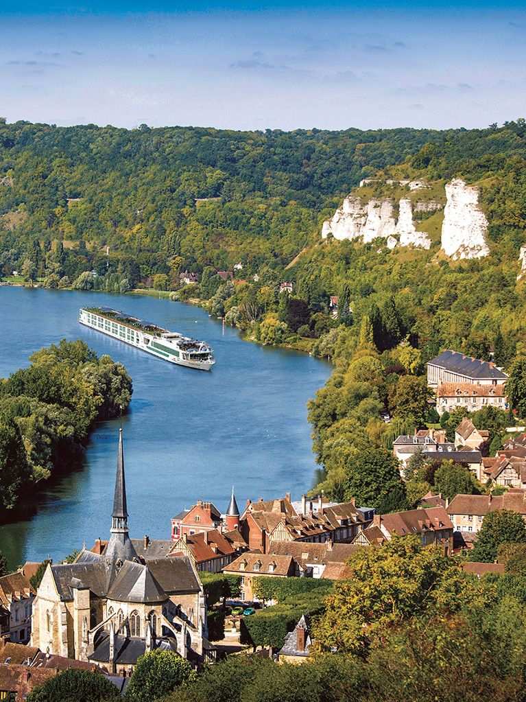 Scenic Gem cruising Les Andelys, France