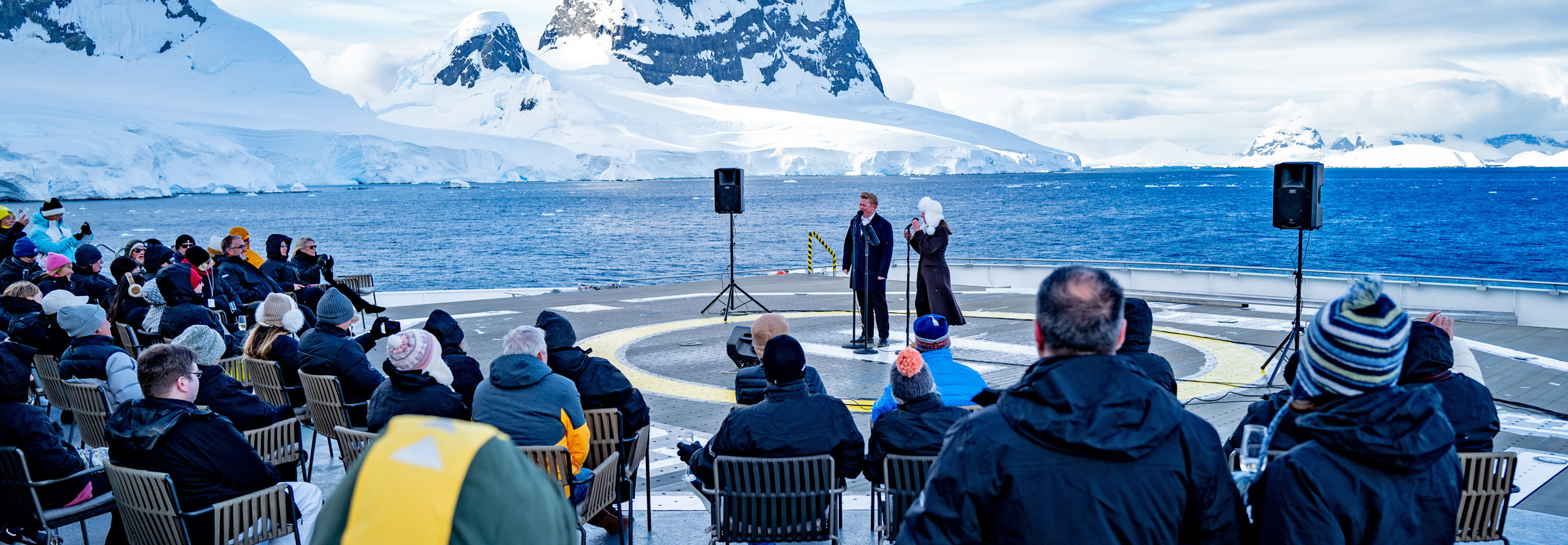 Unique experiences on board Scenic Eclipse: musical performance on the heli deck