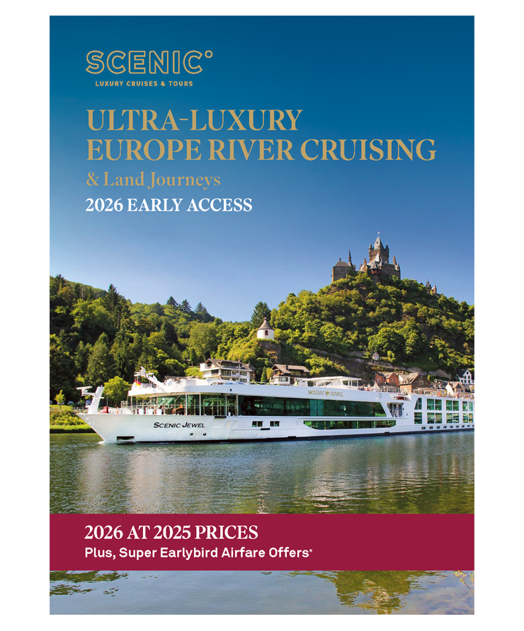 UltraLuxury Cruise Brochures 2025, 2026 and 2027 Scenic