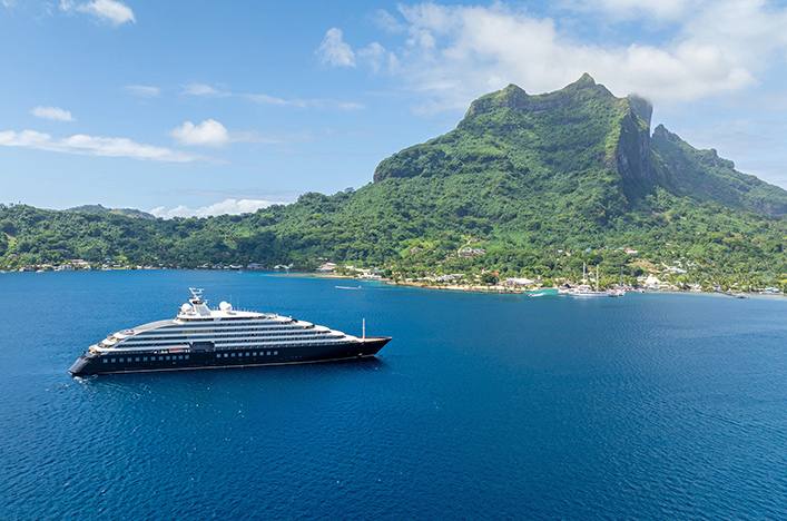 Scenic Eclipse in the water